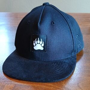 GrassRoots Black Paw Print Hat
